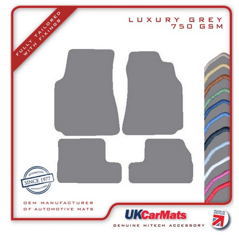 Nissan 200SX 1994-2000 Grey Luxury Velour Tailored Car Mats HITECH