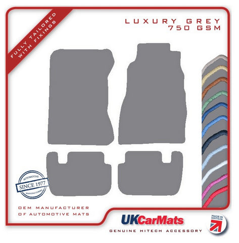 Nissan 300ZX  (Twin Turbo) 1989-1995 Grey Luxury Velour Tailored Car Mats HITECH