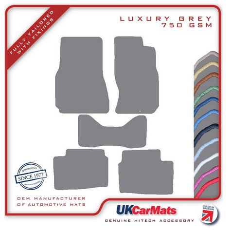 Nissan Skyline R34 1999-2004 Grey Luxury Velour Tailored Car Mats HITECH