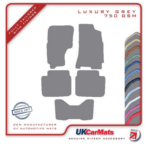 Nissan Skyline R33 1994-1998 Grey Luxury Velour Tailored Car Mats HITECH