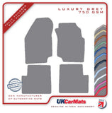 Nissan Almera 5 dr 1995-2000 Grey Luxury Velour Tailored Car Mats HITECH
