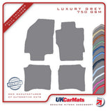 Nissan Primera 2002-2008 Grey Luxury Velour Tailored Car Mats HITECH