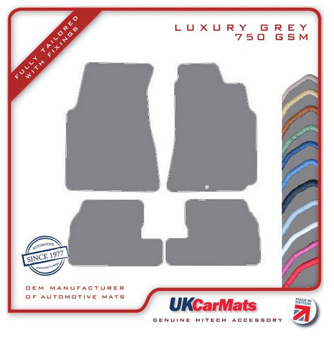 Nissan 200SX S15 1999-2002 Grey Luxury Velour Tailored Car Mats HITECH