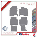 Nissan Qashqai+2 2008-2013 Grey Luxury Velour Tailored Car Mats HITECH