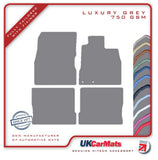 Nissan Note 2013 onwards Grey Luxury Velour Tailored Car Mats HITECH