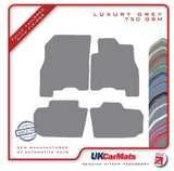Nissan Leaf 2013-2017 Grey Luxury Velour Tailored Car Mats HITECH