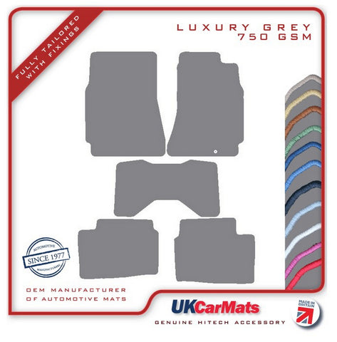 Nissan Skyline R33 GTST 1994-1998 Grey Luxury Velour Tailored Car Mats HITECH