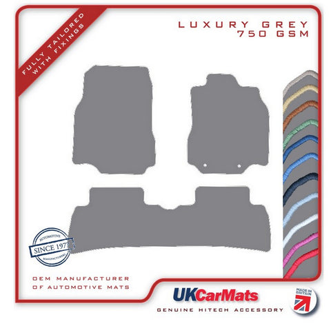 Nissan Cube 2008-2014 Grey Luxury Velour Tailored Car Mats HITECH