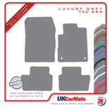 Nissan Juke 2019 onwards Grey Luxury Velour Tailored Car Mats HITECH