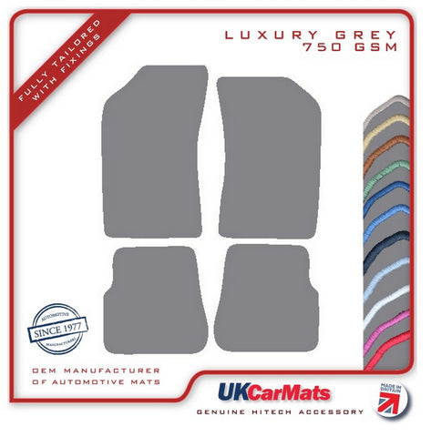 Peugeot 205 /309 1983-1995 Grey Luxury Velour Tailored Car Mats HITECH