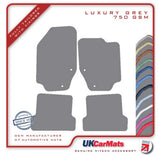 Peugeot 307 Coupe Cabriolet 2003-2006 Grey Luxury Velour Tailored Car Mats HITECH