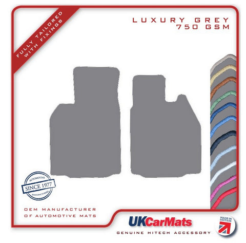Porsche Boxster (987) 2005-2012 Grey Luxury Velour Tailored Car Mats HITECH