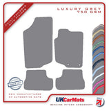 Peugeot 207 CC 2007 onwards Grey Luxury Velour Tailored Car Mats HITECH