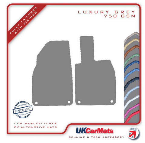 Porsche Cayman (981) 2012-2016 Grey Luxury Velour Tailored Car Mats HITECH