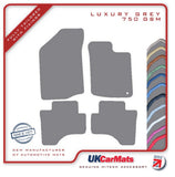Peugeot 107 (One Fixing Driver) 2005-2010 Grey Luxury Velour Tailored Car Mats HITECH