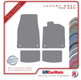 Porsche Taycan 2019 onwards Grey Luxury Velour Tailored Car Mats HITECH