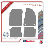 Peugeot e-2008 Electric 2019 onwards Grey Luxury Velour Tailored Car Mats HITECH