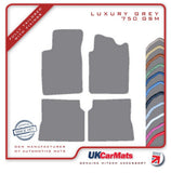 Renault Megane I Saloon 1996-2002 Grey Luxury Velour Tailored Car Mats HITECH
