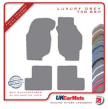 Rover 200/400 + Coupe 1990-1995 Grey Luxury Velour Tailored Car Mats HITECH