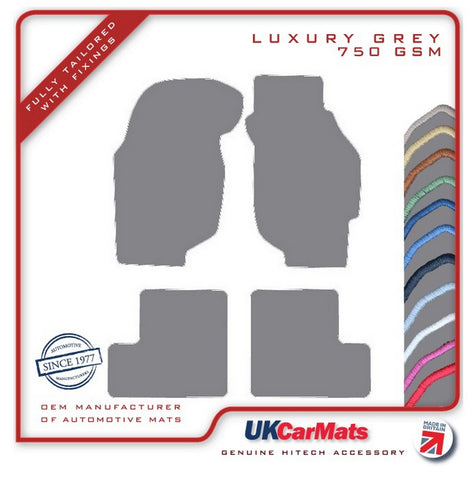 Rover 200/400 + Coupe 1990-1995 Grey Luxury Velour Tailored Car Mats HITECH