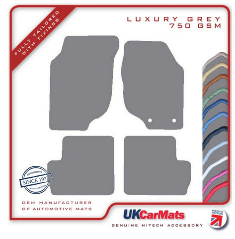 Rover 200 / 25 1995-2003 Grey Luxury Velour Tailored Car Mats HITECH
