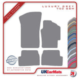 Renault Laguna 1993-1998 Grey Luxury Velour Tailored Car Mats HITECH