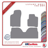 Renault Scenic 1996-2003 Grey Luxury Velour Tailored Car Mats HITECH
