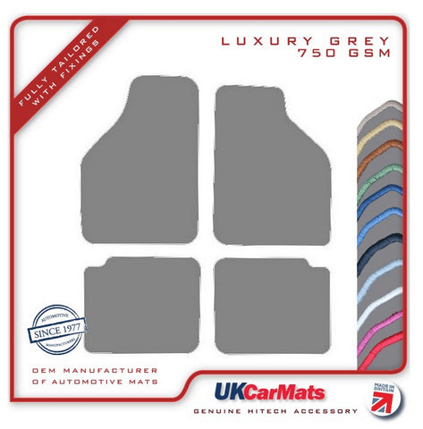 Rover Montego Estate / Maestro 1984-1991 Grey Luxury Velour Tailored Car Mats HITECH