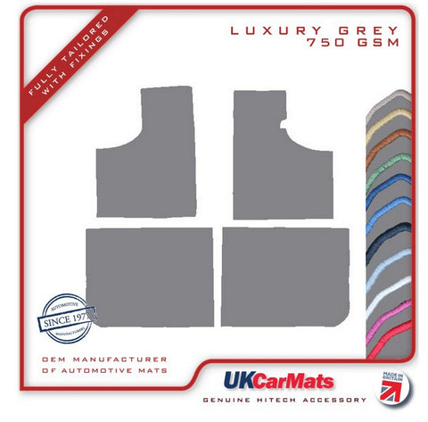 Skoda Estelle 1977-1990 Grey Luxury Velour Tailored Car Mats HITECH