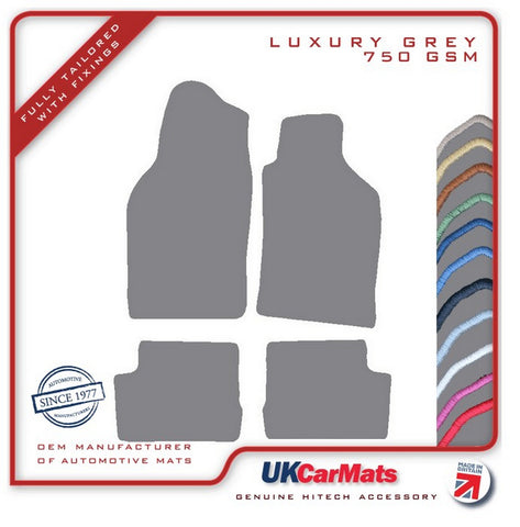 Saab 900 Convertible 1993-1998 Grey Luxury Velour Tailored Car Mats HITECH