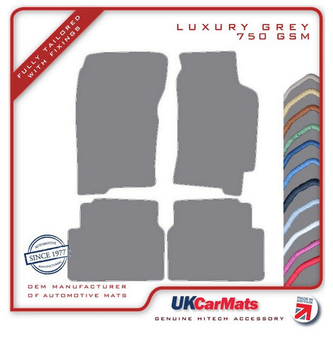 Subaru Impreza Classic 4dr 1992-2000 Grey Luxury Velour Tailored Car Mats HITECH