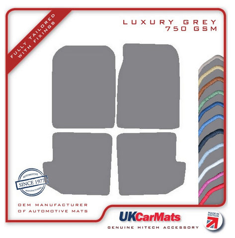 Suzuki Vitara SWB 1989-1999 Grey Luxury Velour Tailored Car Mats HITECH