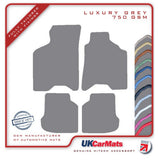 Seat Arosa 1997-2004 Grey Luxury Velour Tailored Car Mats HITECH