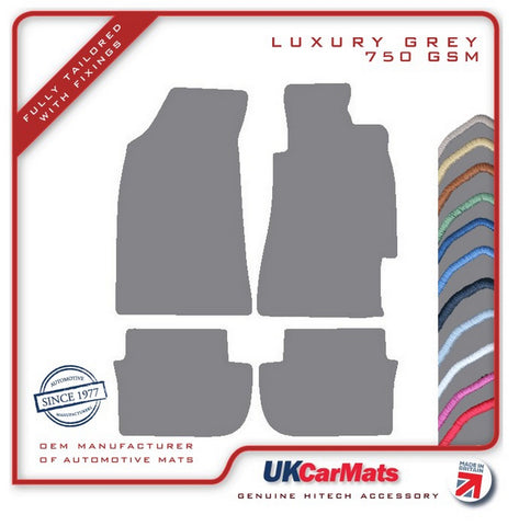 Subaru SVX 1992-1997 Grey Luxury Velour Tailored Car Mats HITECH