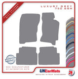 Subaru Forester 1997-2002 Grey Luxury Velour Tailored Car Mats HITECH