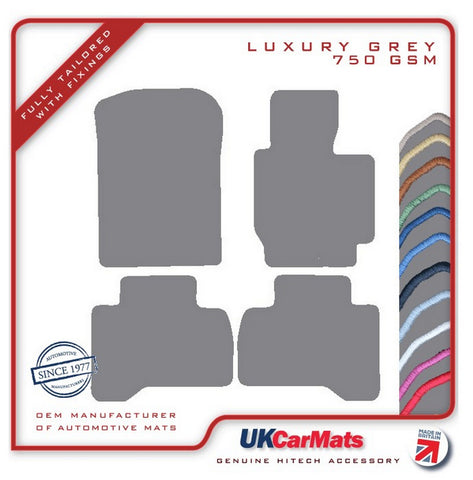 Suzuki Grand Vitara 5dr/LWB 2005-2015 Grey Luxury Velour Tailored Car Mats HITECH