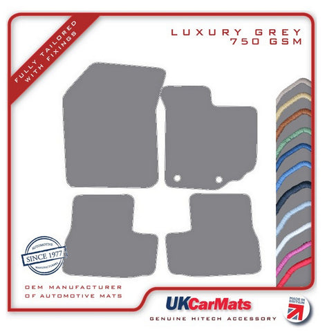 Suzuki Splash 2008 onwards Grey Luxury Velour Tailored Car Mats HITECH