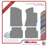 Subaru Forester 2003-2008 Grey Luxury Velour Tailored Car Mats HITECH