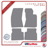 Subaru Forester 2008-2013 Grey Luxury Velour Tailored Car Mats HITECH