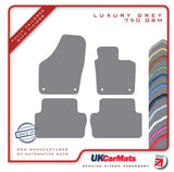 Seat Alhambra 2010-2020 Grey Luxury Velour Tailored Car Mats HITECH