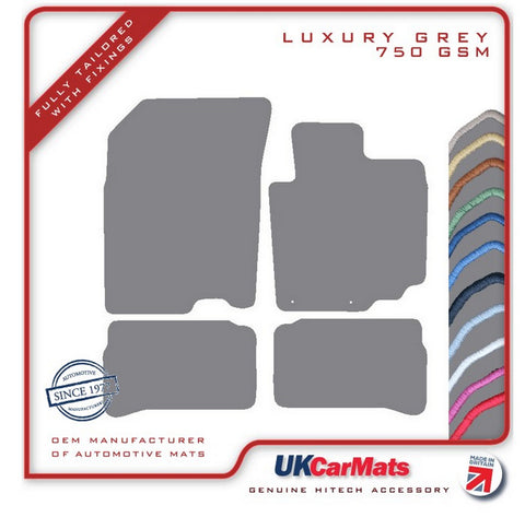 Suzuki Vitara 2015 onwards Grey Luxury Velour Tailored Car Mats HITECH