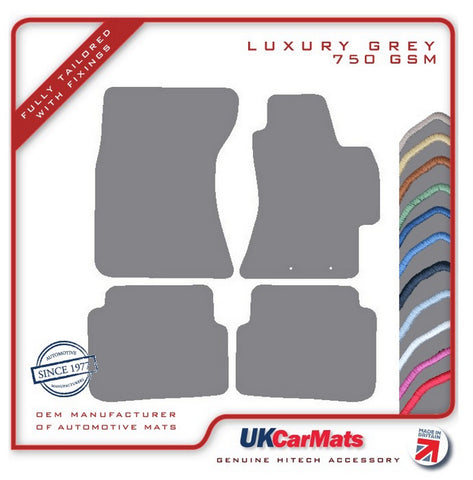 Subaru Impreza Saloon 2007-2015 Grey Luxury Velour Tailored Car Mats HITECH