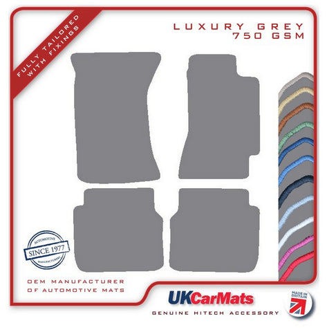 Subaru Legacy 1998-2003 Grey Luxury Velour Tailored Car Mats HITECH