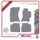 Subaru Legacy 2004-2009 Grey Luxury Velour Tailored Car Mats HITECH