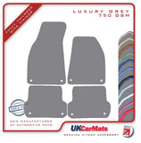 Seat Exeo 2008-2013 Grey Luxury Velour Tailored Car Mats HITECH
