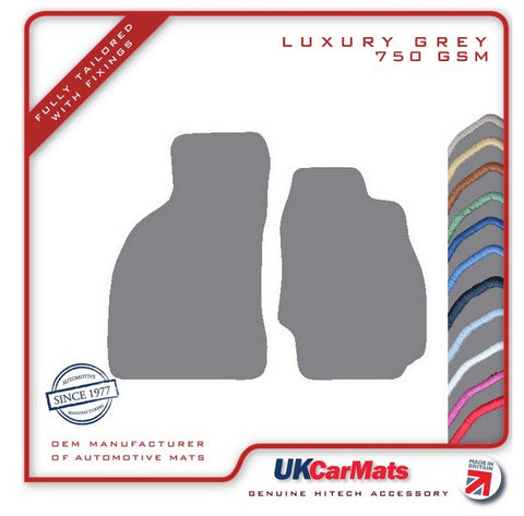 Toyota MR2 Mk1 1985-1990 Grey Luxury Velour Tailored Car Mats HITECH