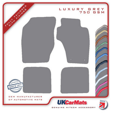 Toyota RAV4 1st Generation 3dr 1994-2000 Grey Luxury Velour Tailored Car Mats HITECH