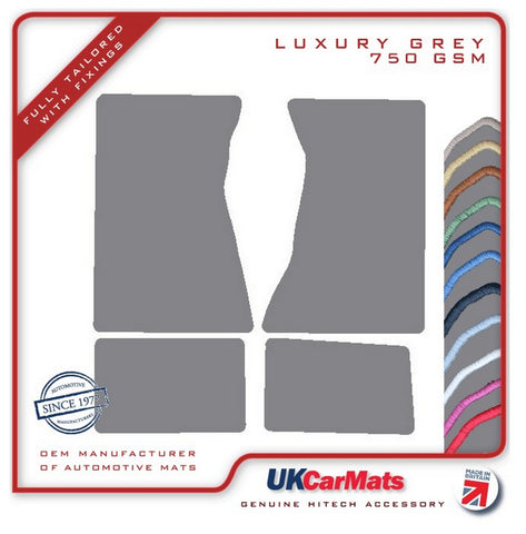 Toyota Celica 1975-1975 Grey Luxury Velour Tailored Car Mats HITECH