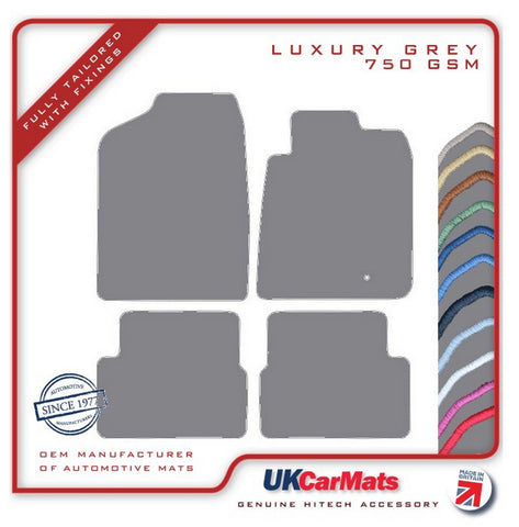 Toyota Celica 1999-2006 Grey Luxury Velour Tailored Car Mats HITECH