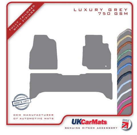 Toyota Landcruiser  Amazon 2002-2006 Grey Luxury Velour Tailored Car Mats HITECH